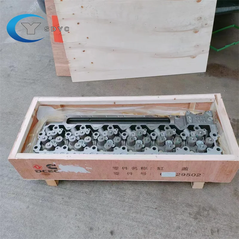 Cummin 3973632 6745-11-1190 SAA6D114E-3 Cylinder Head Assy Excavator Spare Parts Bulldozer Accessories