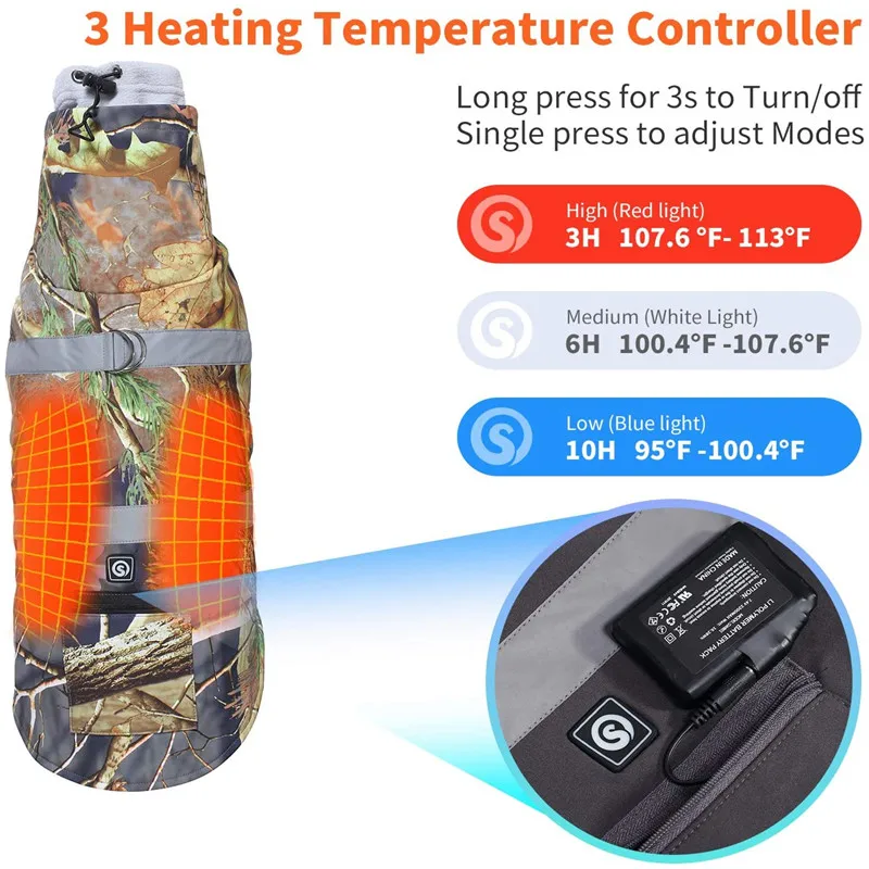 Colorful series winter warm thermal Vest tiny dogs pet heated clothes
