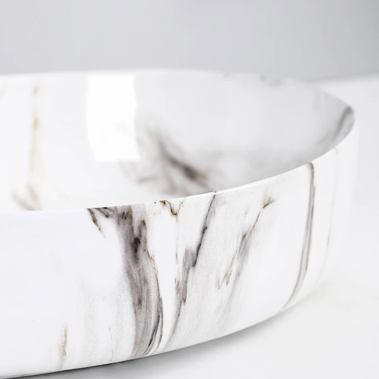 Vessel Sinks Face Bowls Countertop Marblle Stone Ceramic Wash Hand Basin Bathroom CUPC Sink