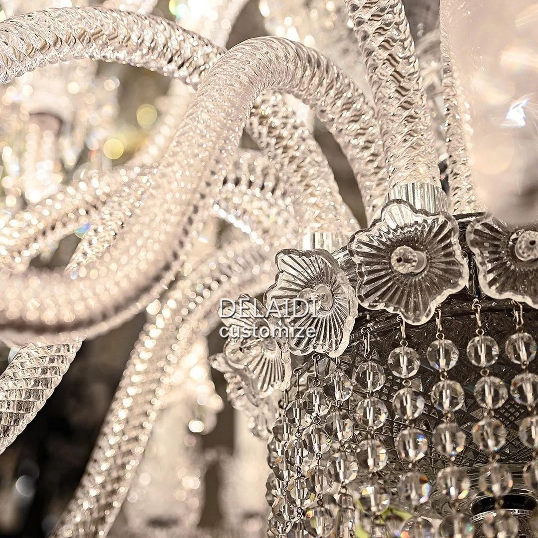 Room decor lights k9 crystal chandelier big transparent candle crystal lamp luxury wedding chandelier pendant lights