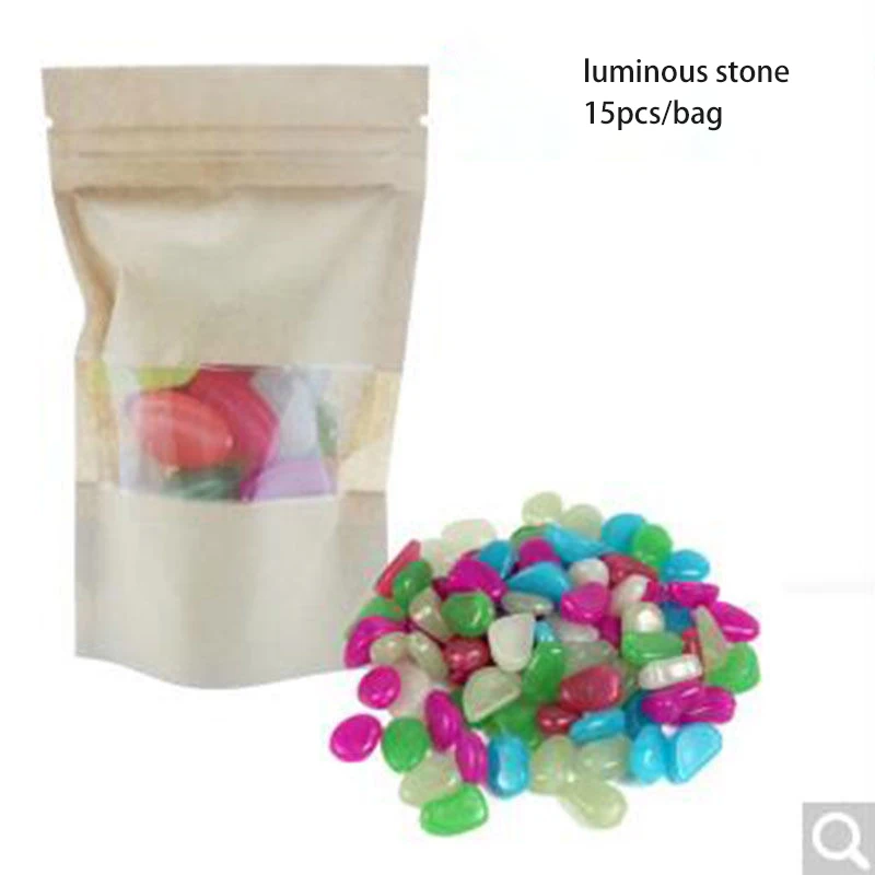 Fish tank pebbles stones decorative landscaping sand succulent potted aquarium stone