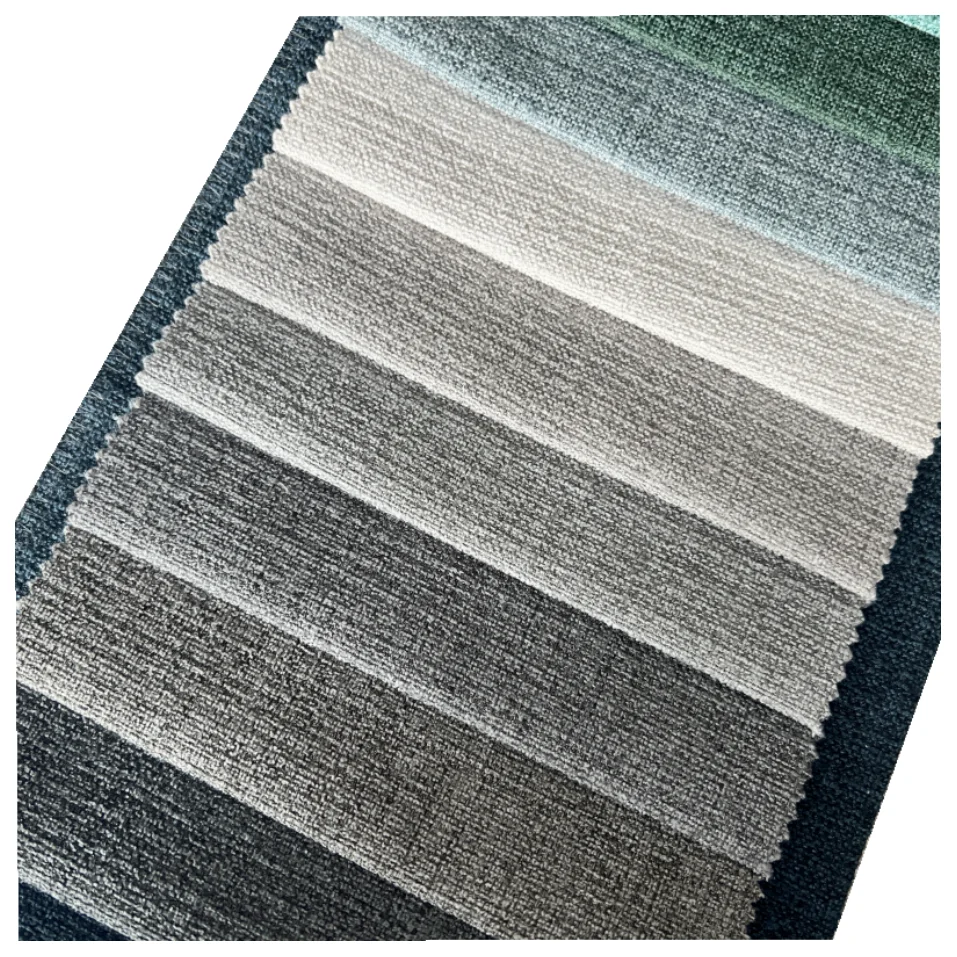 China Good design more colorful 100% polyester Linen Upholstery Fabric
