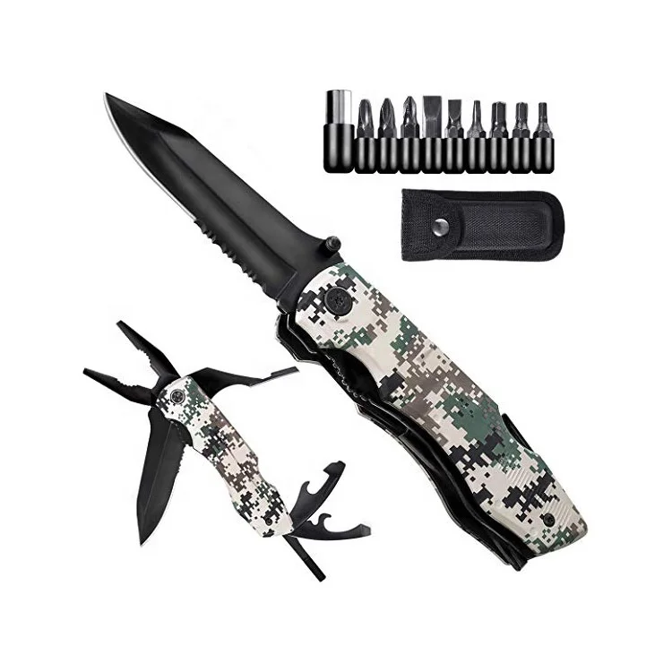 
E-Commerence best selling black multi tool multitool stainless steel 
