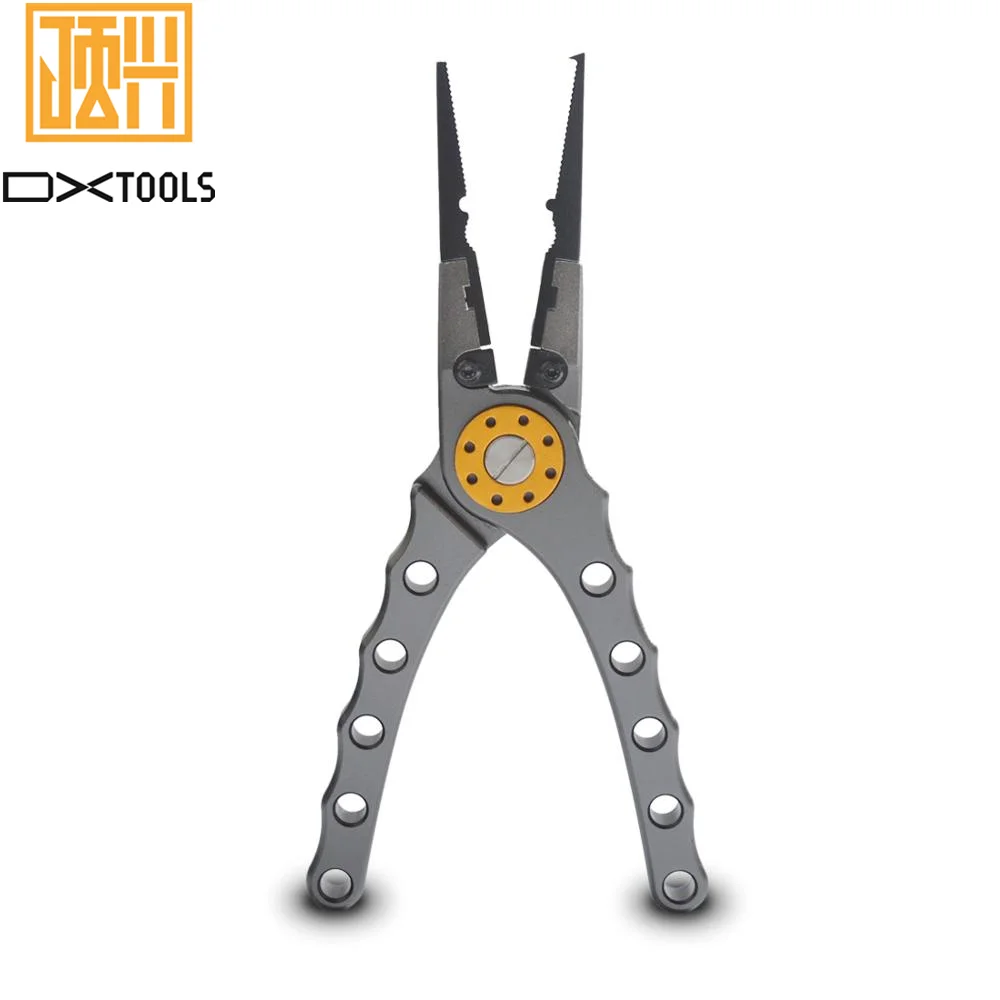 Amazon Hot Sale X1 Split Ring Fishing Pesca Tools Equipment Accessories Aluminum Needle Nose Fishing Pliers