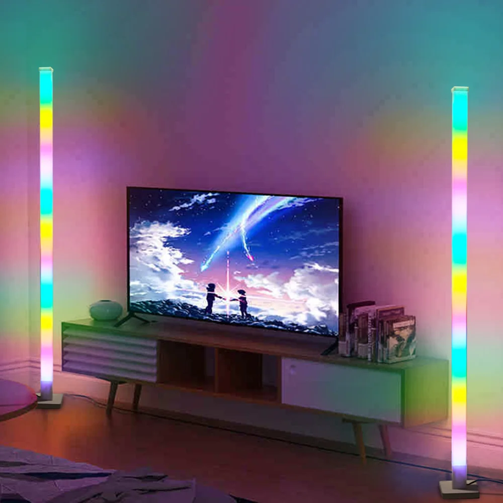 New Style led flood lamp App control rgb color change TV Backlight indoor Livingroom standing lamps home Decor corner floor lamp