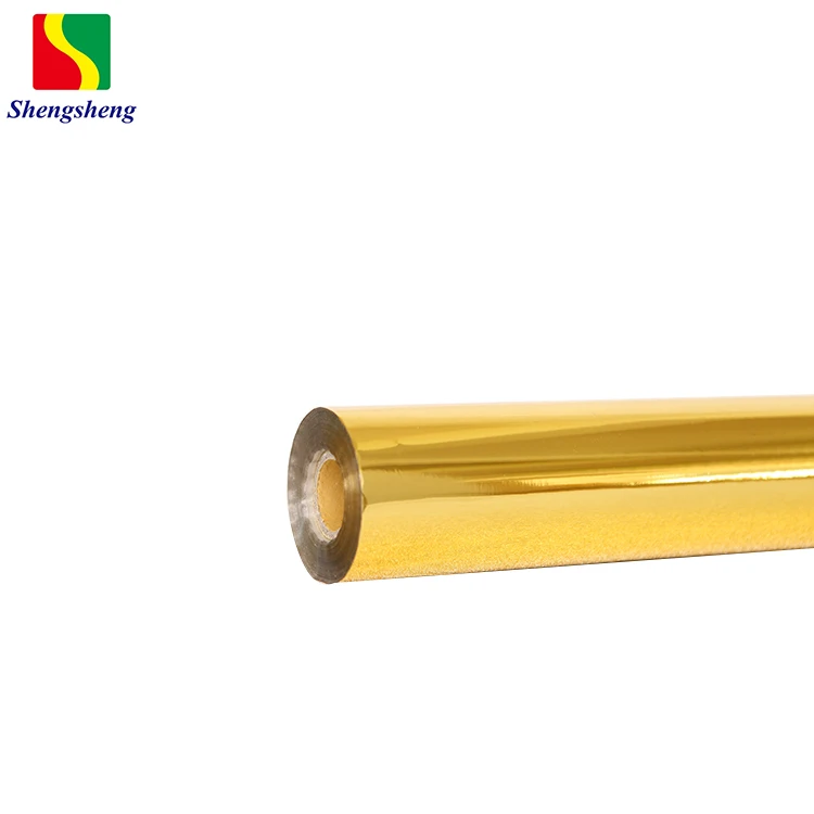 Shengsheng stamping printing gold foil 12 microns gold heat transfer hot stamping foil