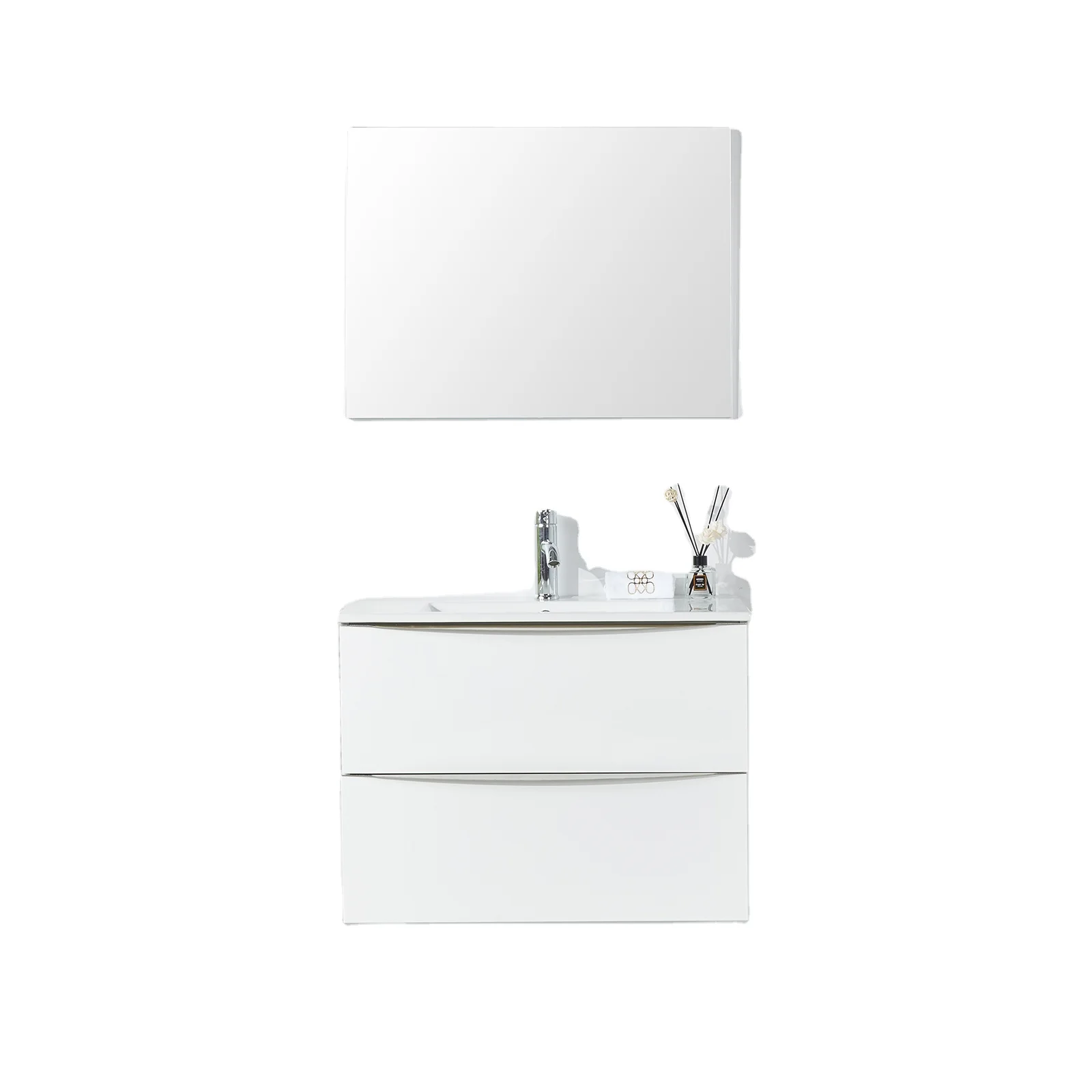 Factory modern bathroom vanity antique style cabinet set white oak bathroom vanity bathroom furniture with washbasin