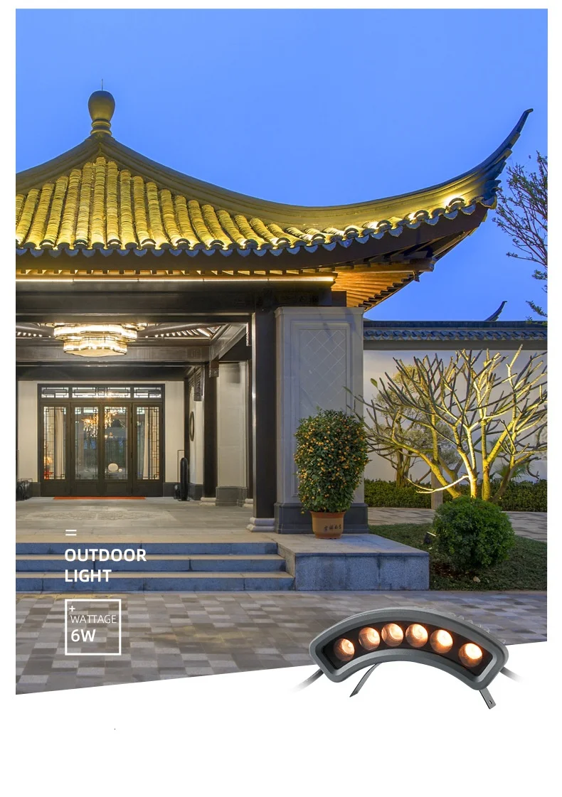 outdoor lighting ancient architecture cultural tourism landscape light LED corrugated light