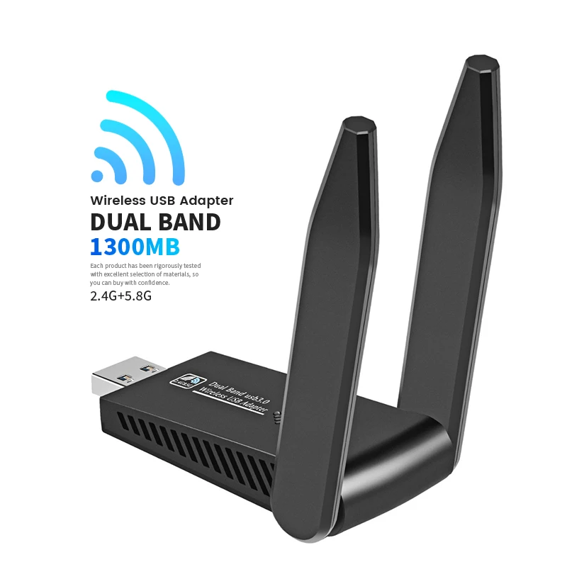 Лидер продаж, высокопроизводительный чип Realtek RTL8812BU, беспроводная сетевая карта для ПК, настольного ноутбука, Usb-приемник Ethernet