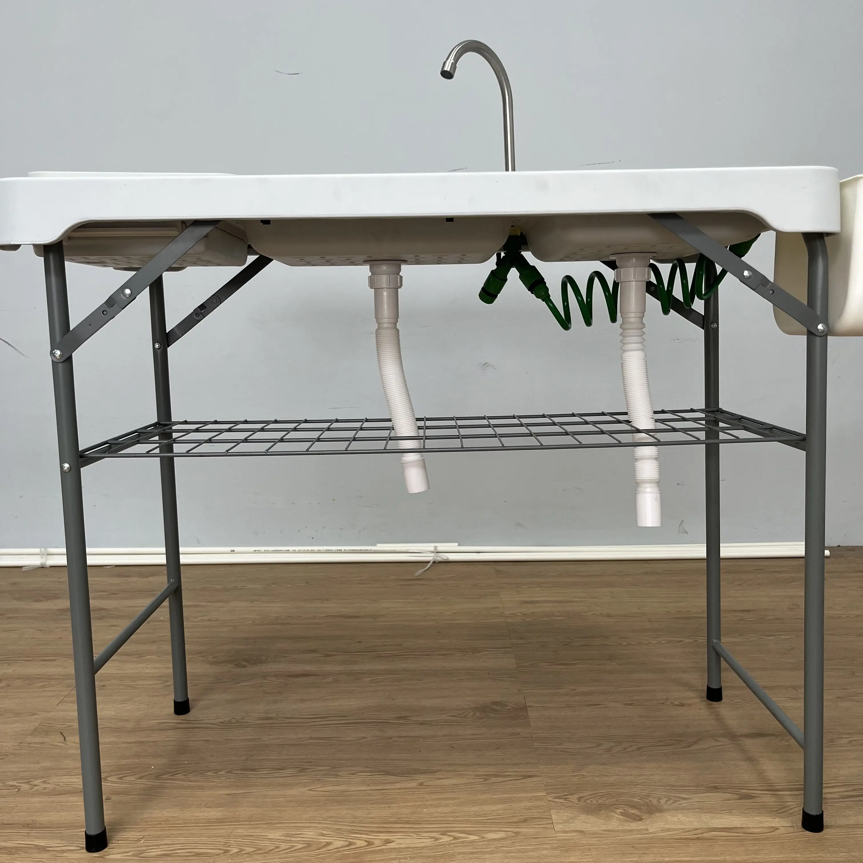 Indoor Heavy Duty Portable Garden Plastic Outdoor Folding Farm Table Camping Fish Cleaning Table