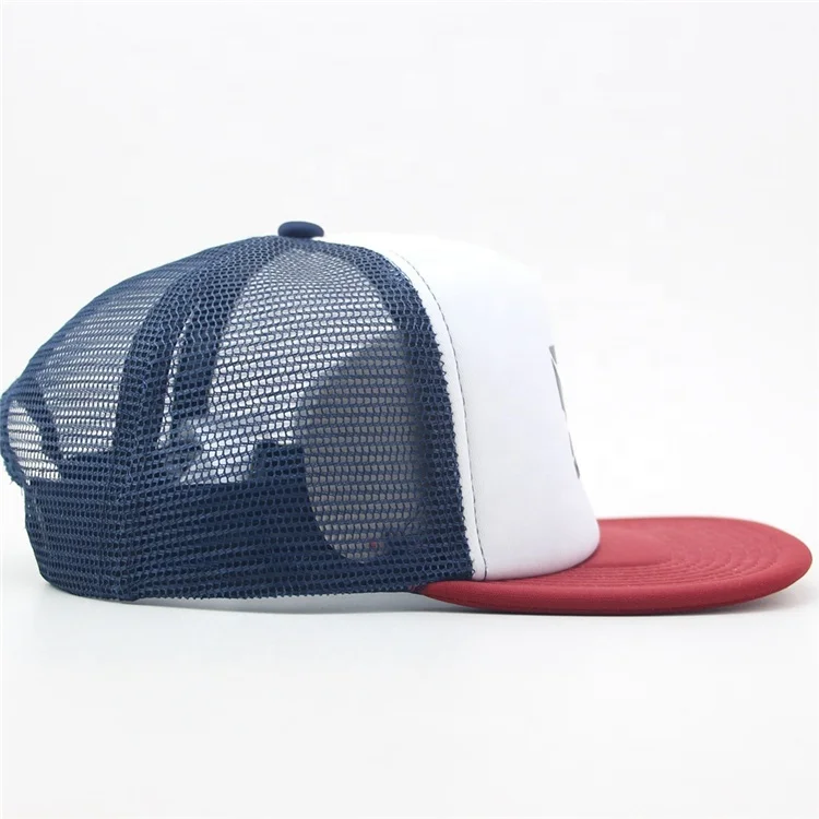 Custom Australia Puff Print Embossed Foam Trucker Cap Gorras Screen Print Mesh Trucker Hat