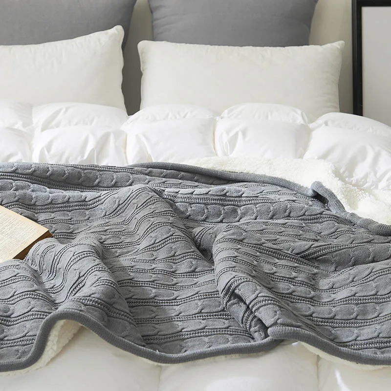 Soft Textile Gift Box Packed Extra Large Size Baby Muslin Swaddle Blankets throw blanket soft-gray