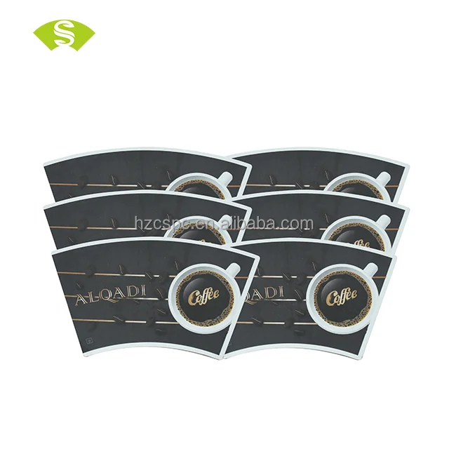 paper fan cup Waterproof offset printing with PE coated one side paper cup sheets