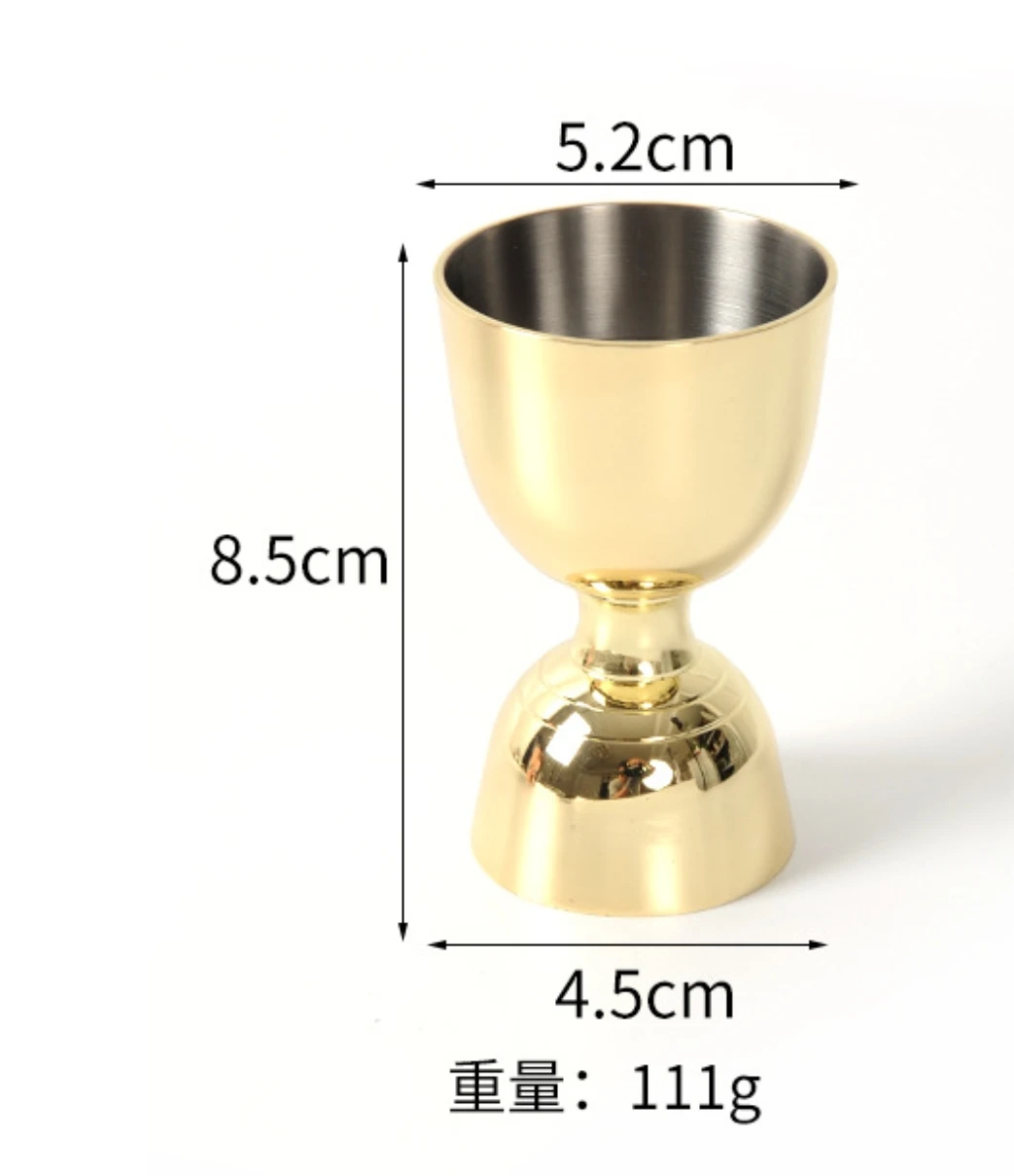 Bar Accessories Double head  Stainless cocktail  Jigger with scale