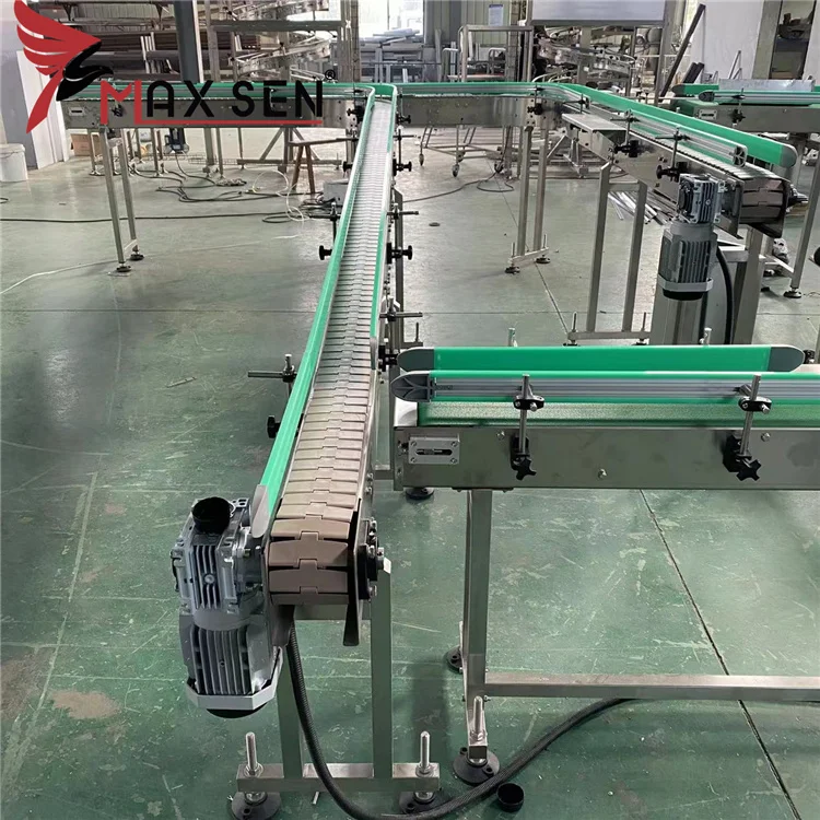 High Quality New Design Top Chain Conveyor Plastic Belt Conveyor System for Light Industry