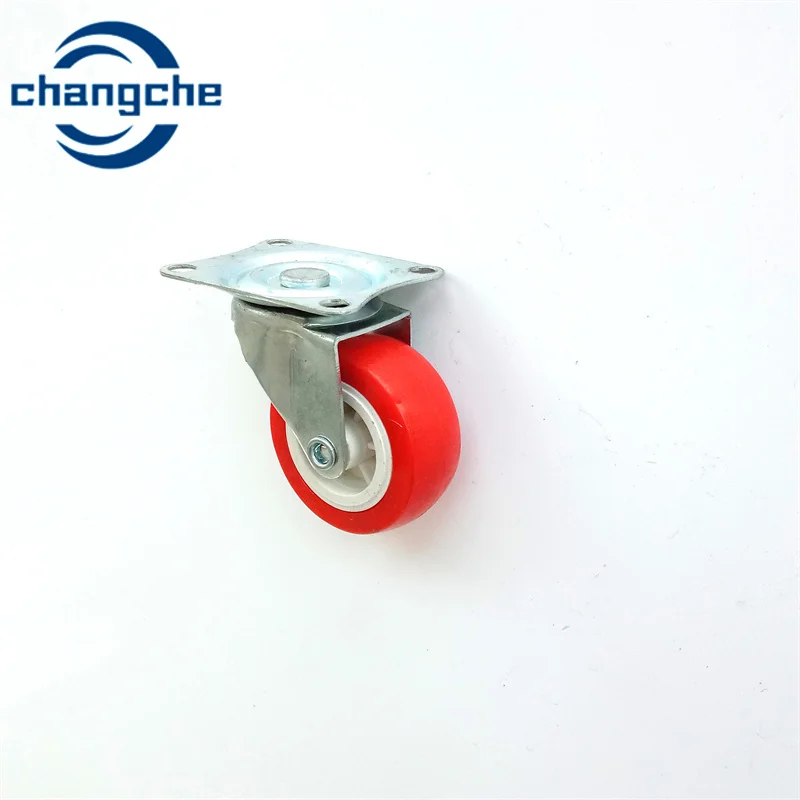 1.5 Inch rubber Plated Swivel Caster wheels without brake
