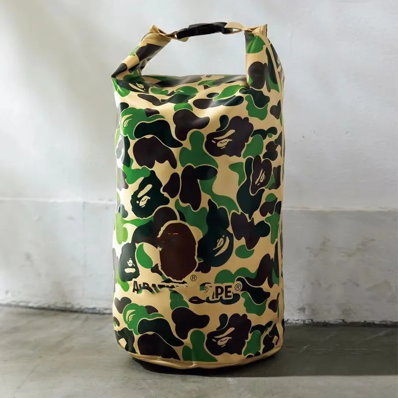 King Mcgreen Star Bapee Camouflage Ape Head Summer Bucket Bag Fashionable Waterproof Big Capacity Bag