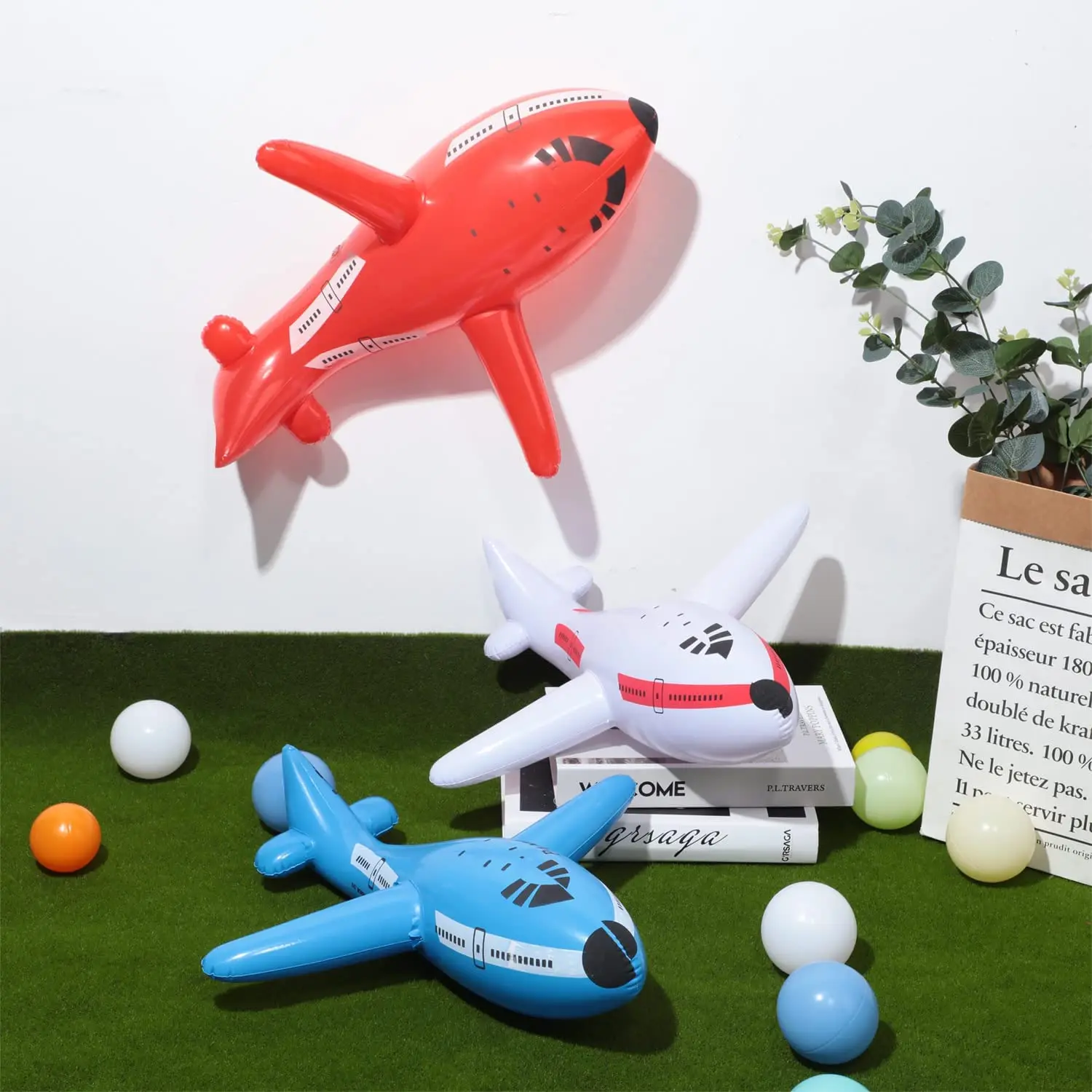 Airplanes Aircraft I Inflated Toys for Kids inflatable small  toy airplane