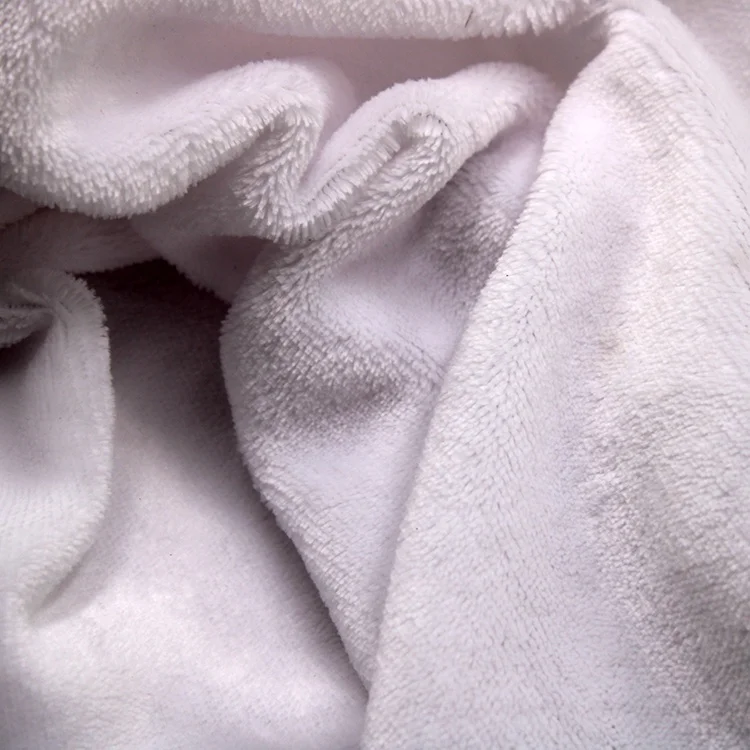 
very warm in winter one side fleece polyester material flannel blanket fabrics 