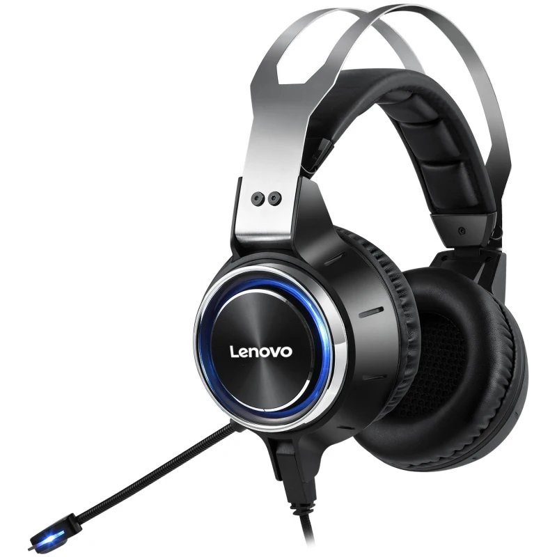 Предлагаем со склада оригинальные Lenovo HS25 игровая гарнитура с высоким уровнем поток магнитный сердечник ANC шумоподавление микрофон наушники