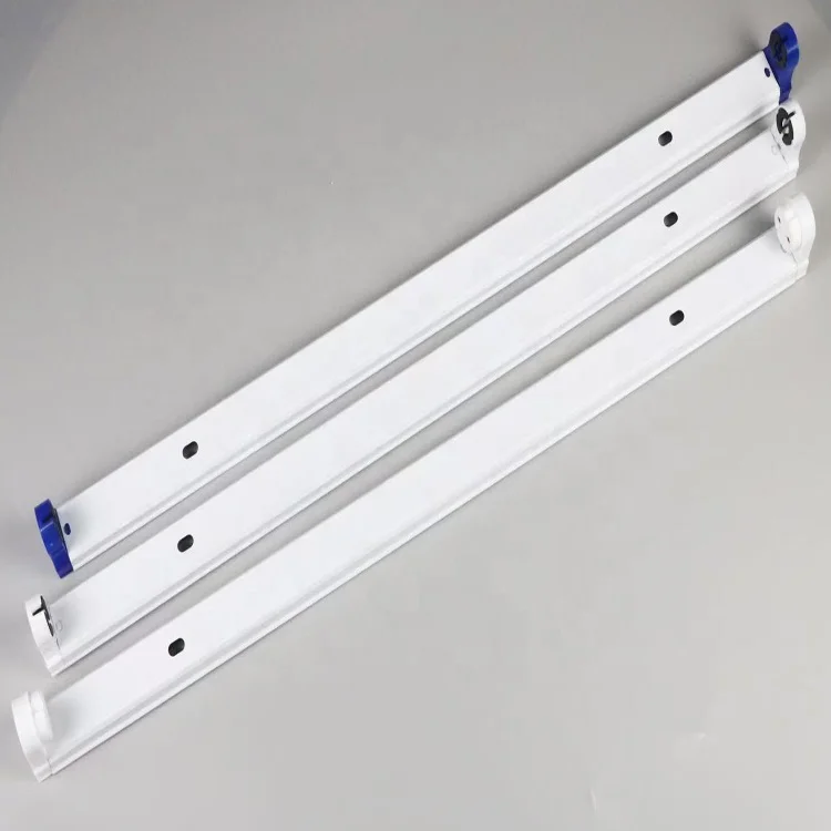 T8 light fixture Base 2ft 4ft Fluorescent t8 single double Tube Fixture iron 1.2m 0.9m oem odm customize T8 Batten Lights