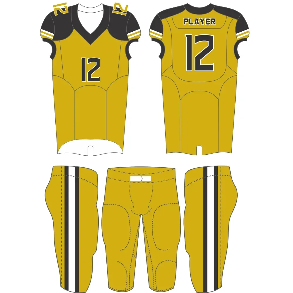 OEM индивидуальный логотип пустая Американская Футбольная форма сублимированная тренировка комплекты футболок и брюк для взрослых/молодежи