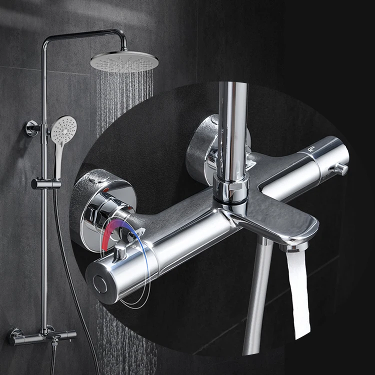 HIMARK bathroom kraan robinet colonne douche thermostatique chuveiro columna de ducha thermostatic mixer shower faucet set