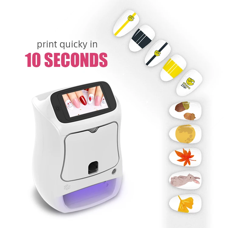 Nail Printer Painter Print coloful fashion image on nail printing machine multi finger wholesale digital nail printer device