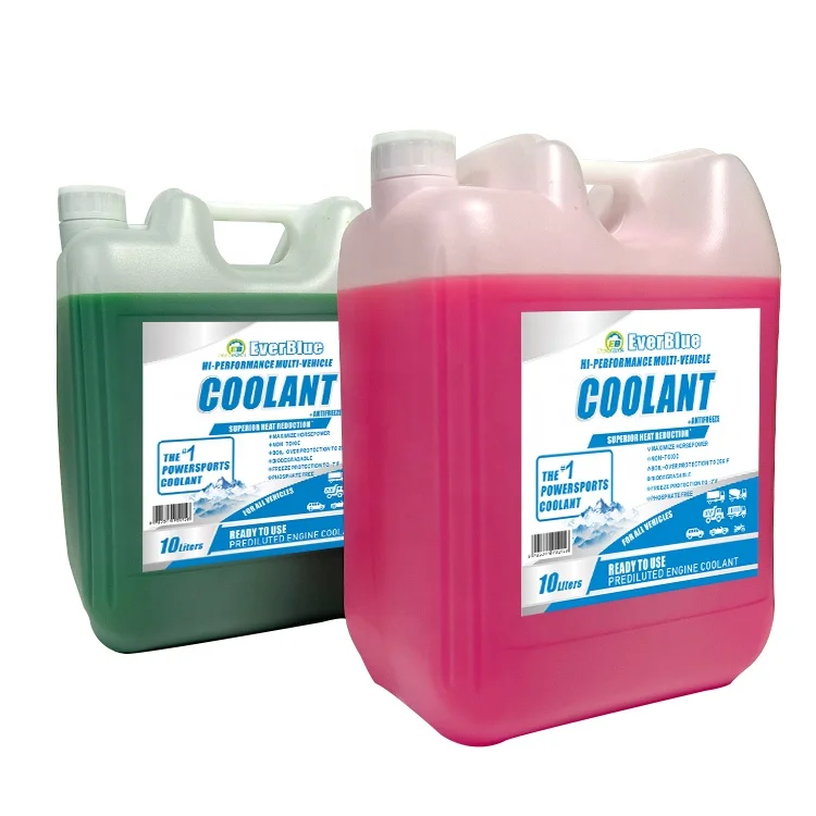 auto part Cooling Antifreeze Coolant 10 litres green/blue/red color antifreeze engine coolant liquid for heat dissipation