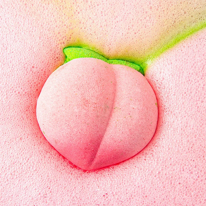 Wholesale Private Label Custom Colorful Fruit Shape Bubble Bath Bombs Ready o Ship For Kids 6 pack Bath Bombs Set