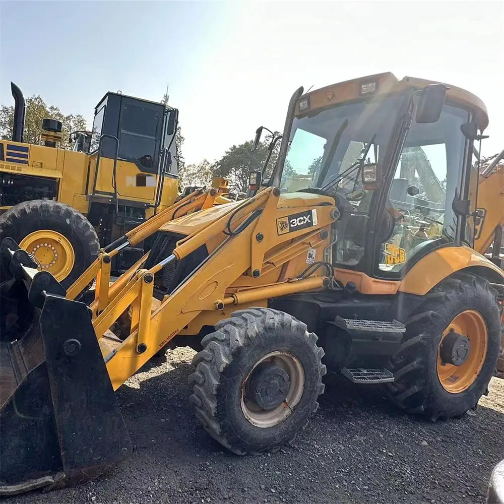 Caterpillar высшего качества JCB3XC usedJCB3XC Подержанные большие мини-экскаваторы-погрузчики прямые продажи с завода колесные экскаваторы