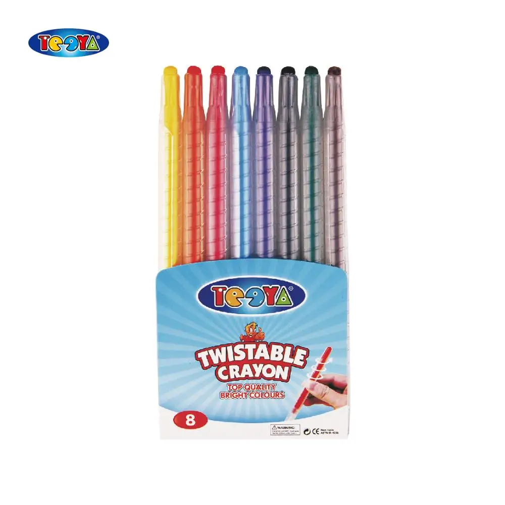 Nontoxic Propelling Crayon Set In Environmental PVC Bag