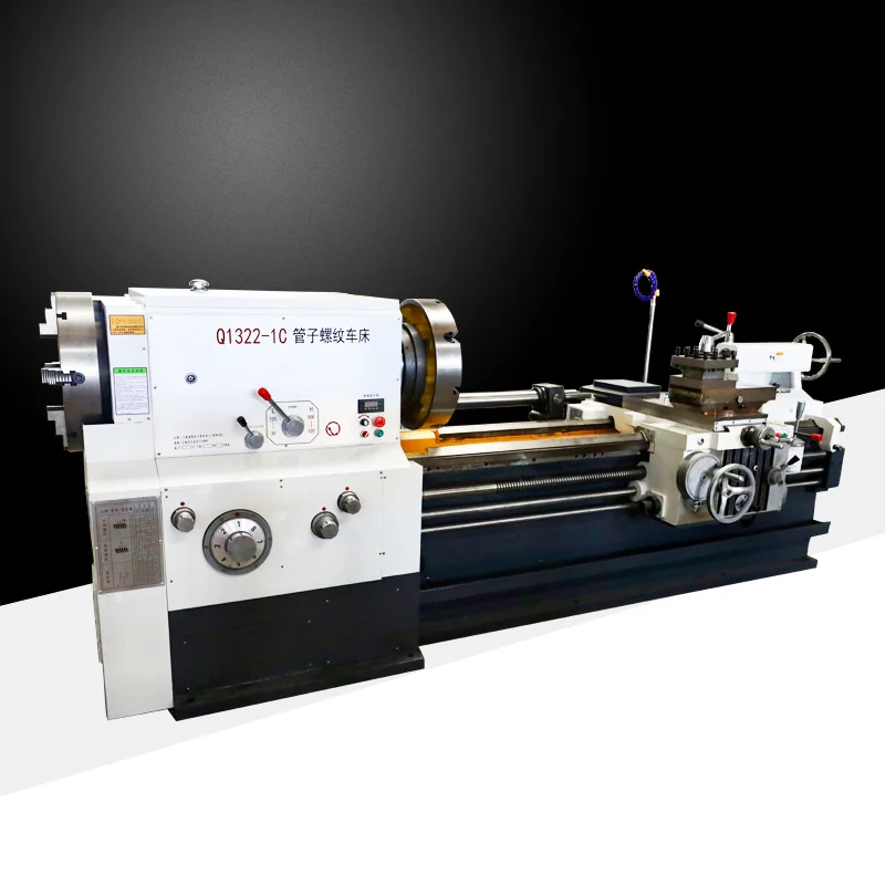 
CHINA Manual Lathe CE Approved Universal Oil Country Pipe Threading Mesin Bubut 