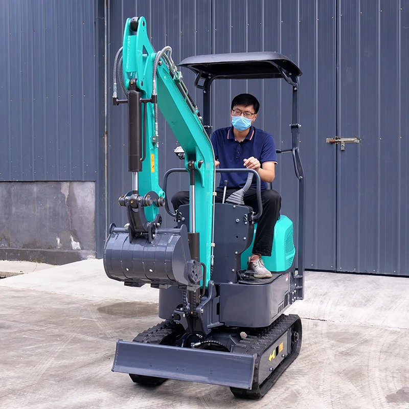 Cheap hydraulic engine diesel mini excavator for farm mini digger 1ton compact excavator