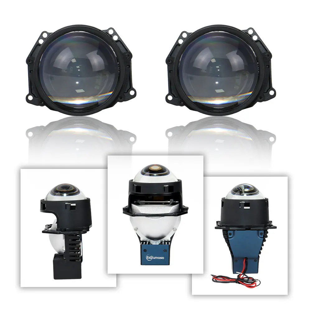 JHS hight power work lamp G13 Car len bi led projector 55w 60w High Low Beam H1 H4 H7 3inch fog lights for universal car