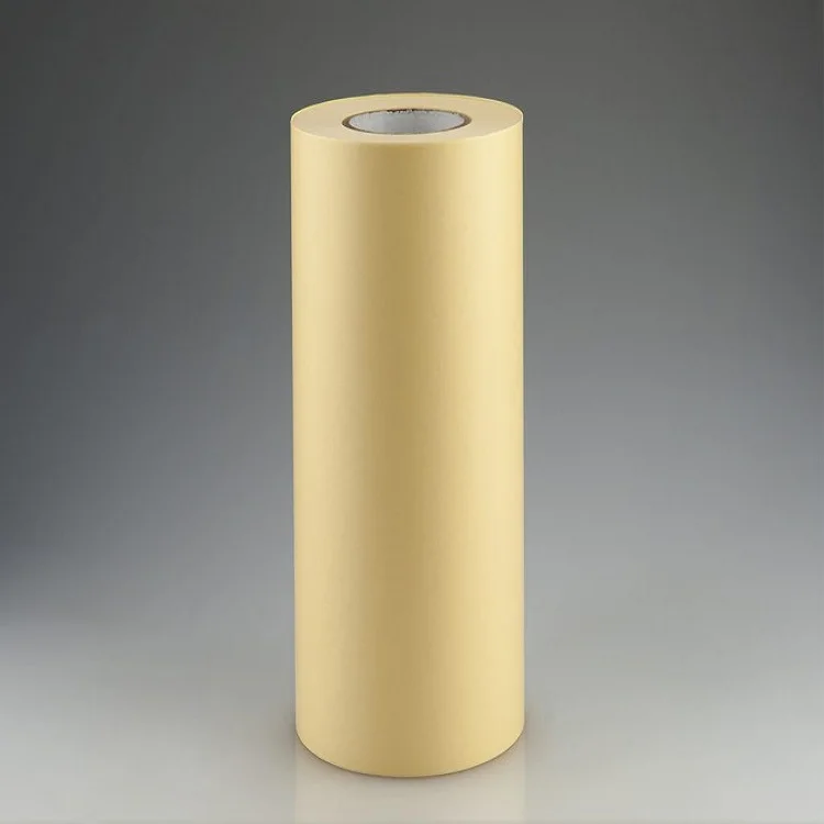 80 г/кв. М, желтая односторонняя силиконовая бумага с покрытием в рулоне