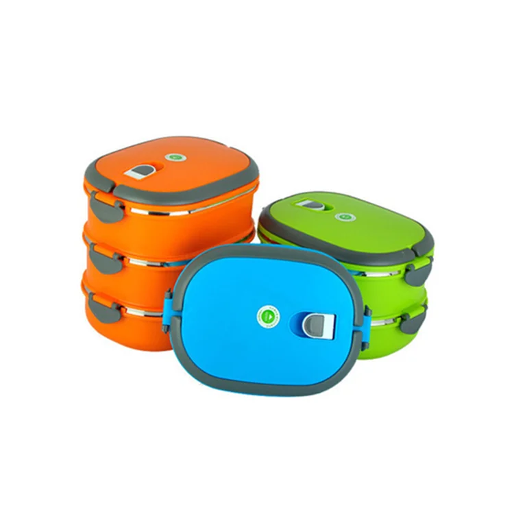 Customized 4 Pcs Set Thermal Proof Stainless steel Lunch Box for Adults & Kids