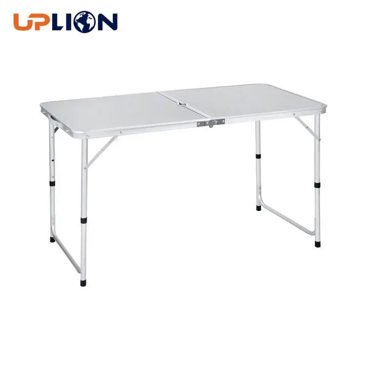 Uplion Modern Portable Metal Picnic Table MDF Aluminium Folding Outdoor Furniture with Frame for Outdoor Use