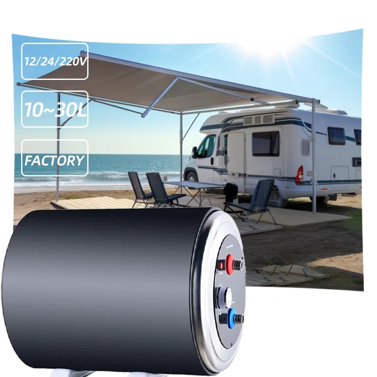 10L 12v caravan caravan hot electric 12 volt  6 gallon rv hot water heater system for rv