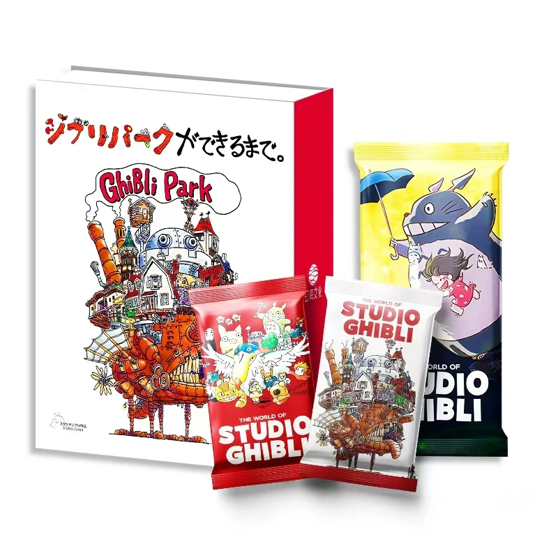 Wholesale Hayao Miyazaki Card Ideal City Studio Ghibli Fairy Tale World Castle in The Sky Series Collection Card Toys Gifts