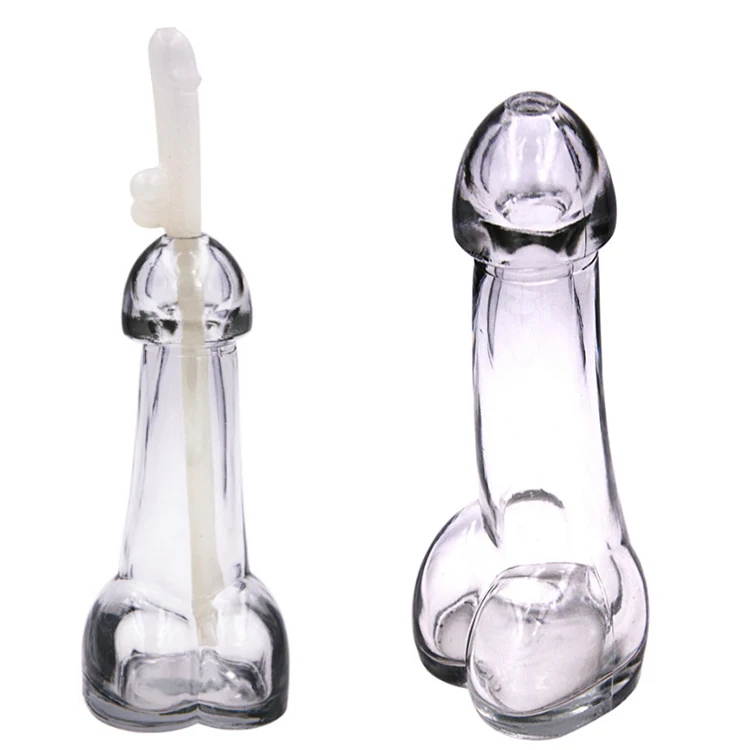 bachelorette party night club supplies pub bar favor willy penis shape glass wine drinking cups