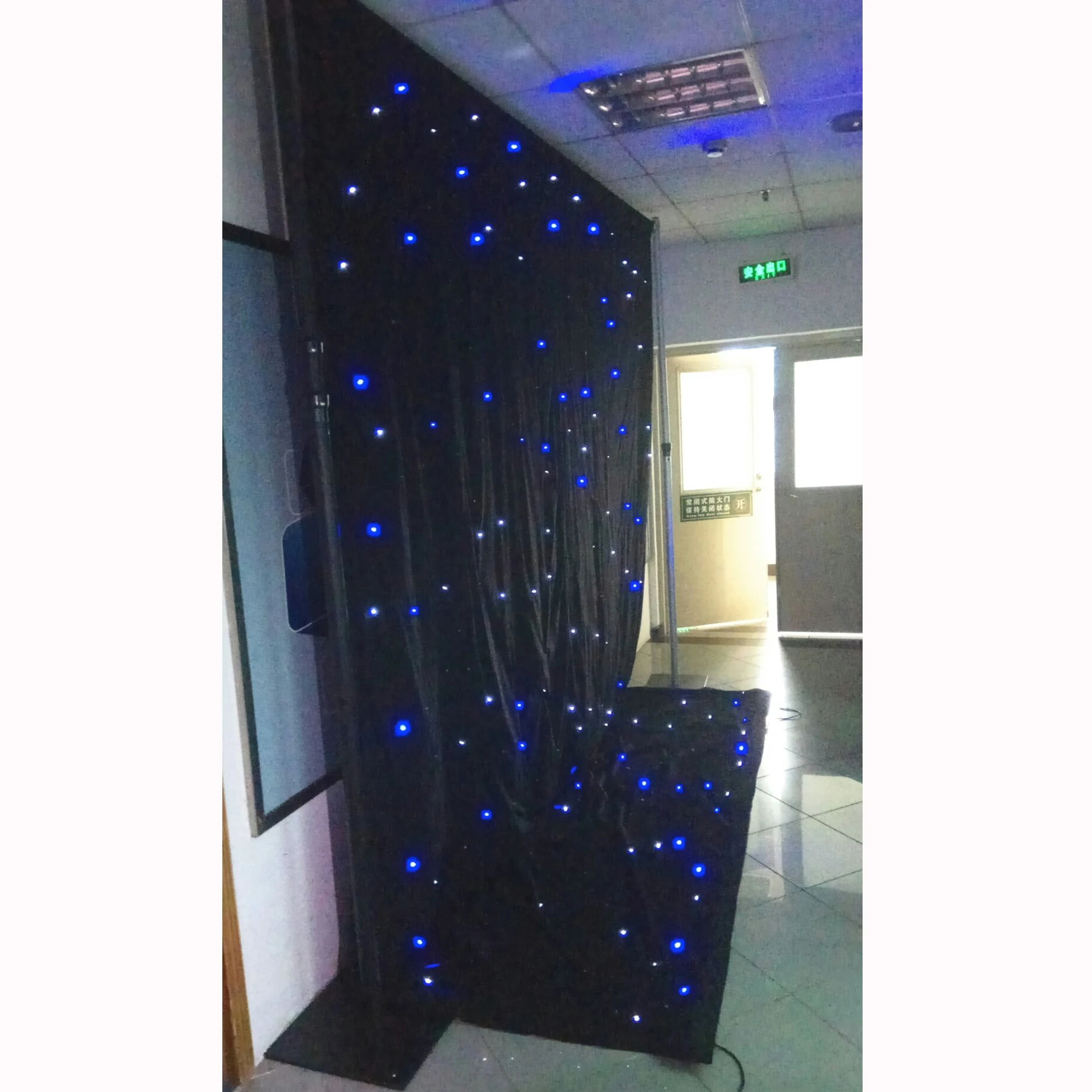 Portable drapes stand pipe and drape backdrop decoration wedding led drapery