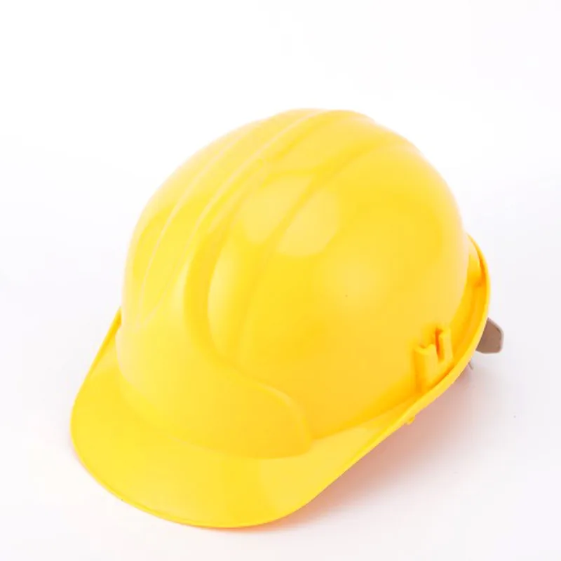 Green HDPE shell safety helmet cheap plastic lining slider adjustable construction hard hat