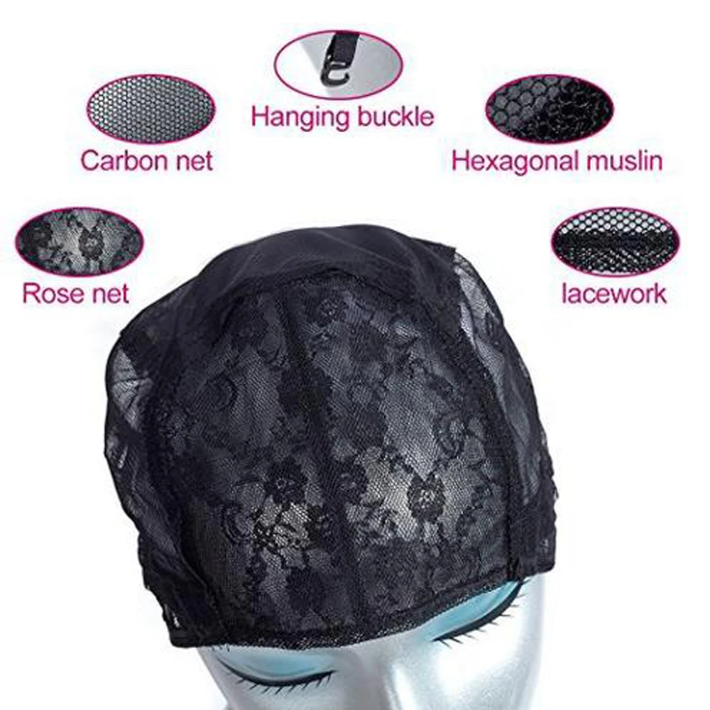 Оптовая продажа, Купольные сетчатые парики GD, шапочки для изготовления париков, дешевые вязаные дышащие однонитевые регулируемые швейцарские кружевные волосы, плетеные парики