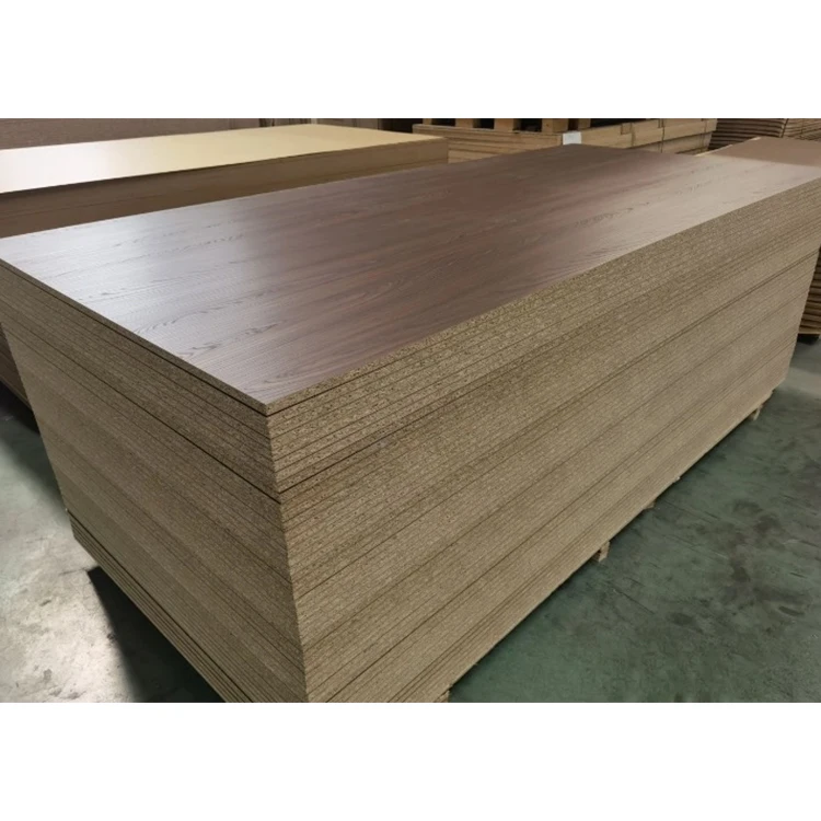 Wholesale chipboard 4x8 12mm 22mm 18mm 16mm melamine laminated particle board panel furniture melamine chipboard sheets paper