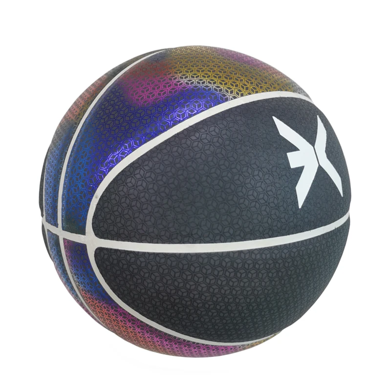 Luminous reflective basketball glow in the dark ball basketball