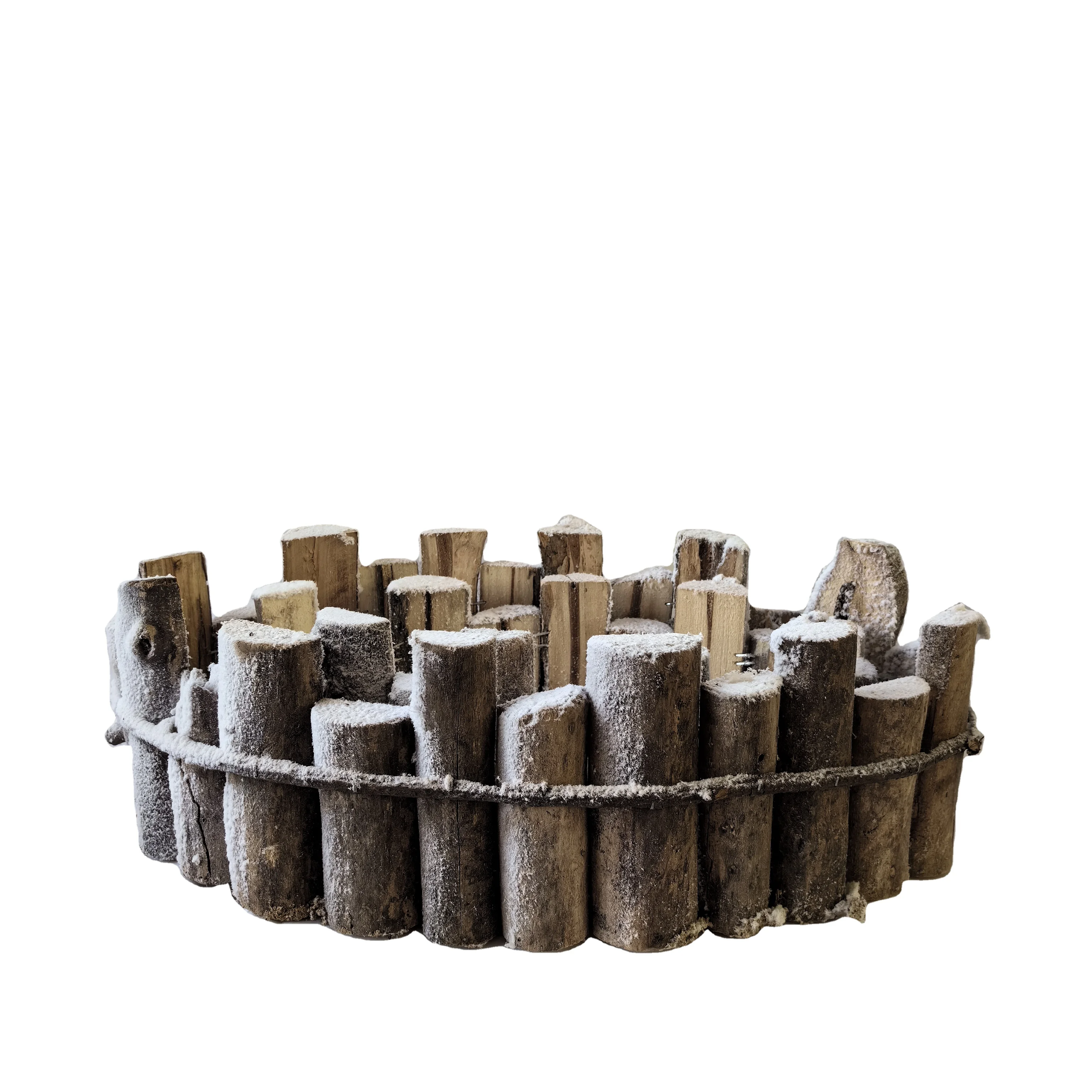 Ship form wooden flower plant pot with pp lining