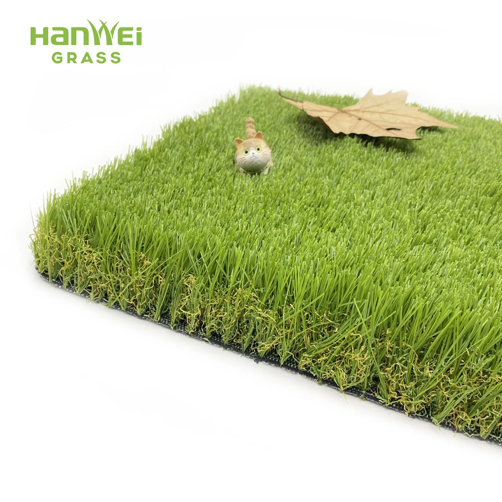 Landscaping Artificial Grass Turf Tall Grass Lawn With C Shape artificial grass rug