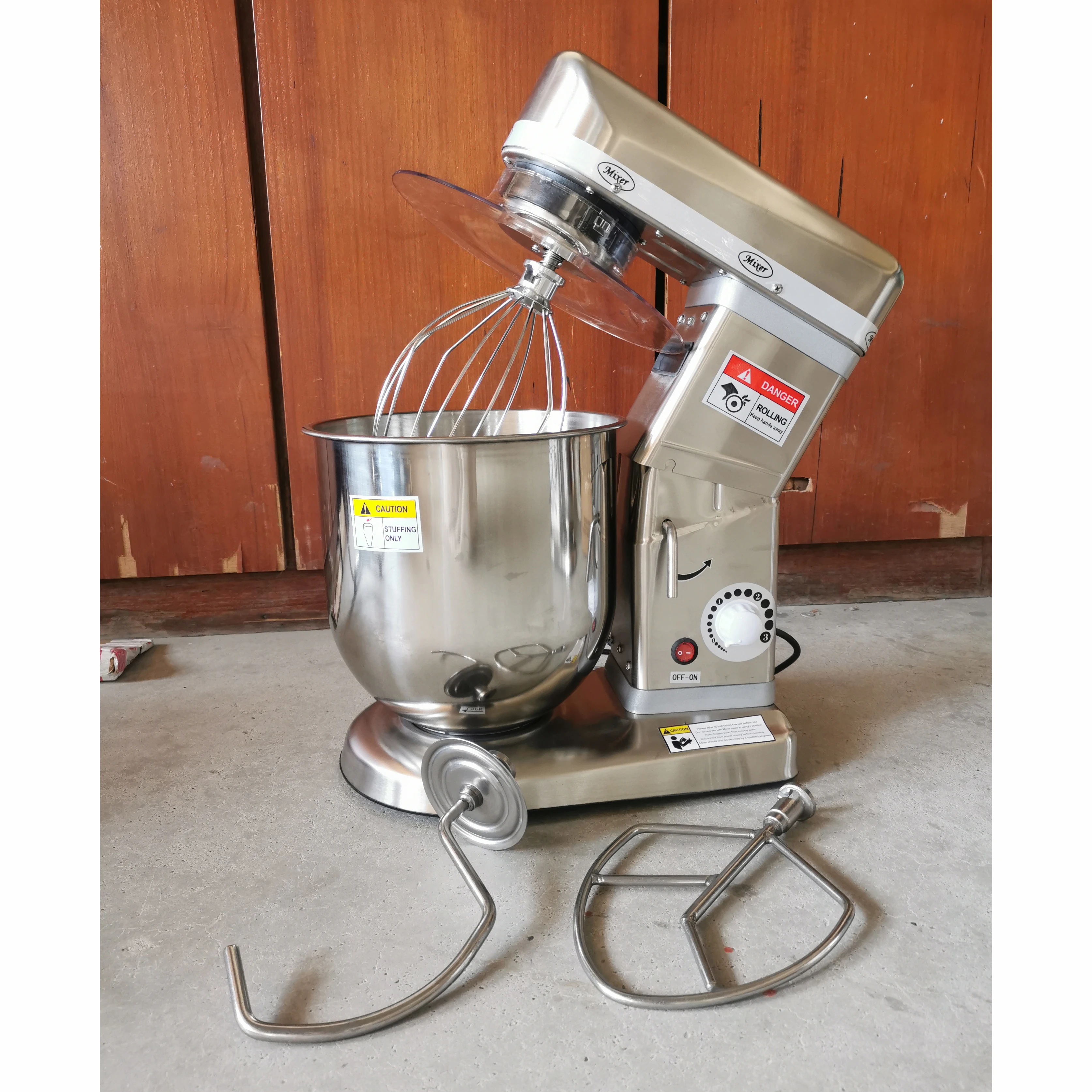 10 Liters Stand Mixer, Commercial Food Mixer, Kitchen Electric Mixer