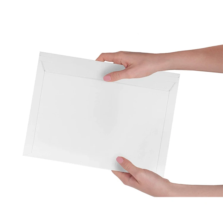 Factory Quality Large Size Peeled Sealed Mail Bag White Express Envelope Transport Bag Hard Cardboard Mail Bag